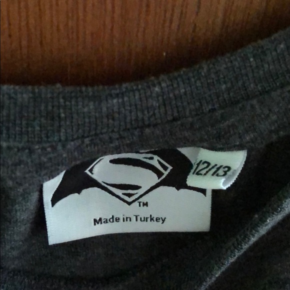 Superman Batman T-shirt size 12-13 - Picture 3 of 3